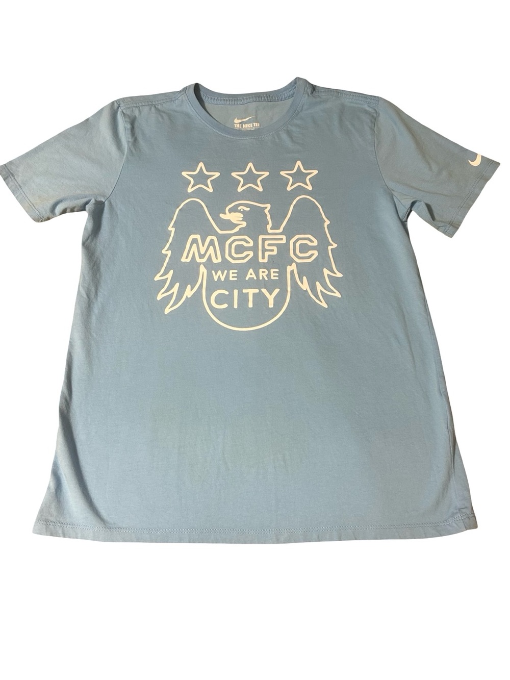 Nike Manchester City Graphic Tee Blue M Athletic Cut
Soccer Shirt - Picture 4 of 10